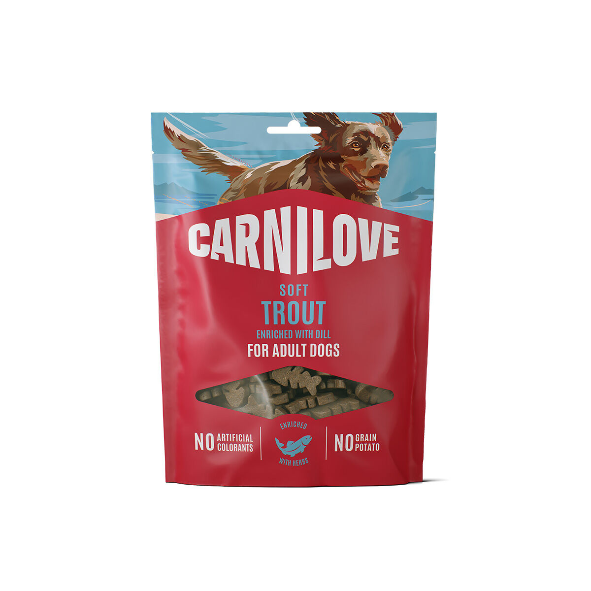 Carnilove Dog Soft Snack Trout with Dill Hundgodis 200 g