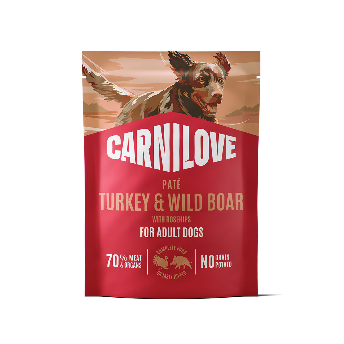 Carnilove Dog Adult Turkey & Wild Boar with Rosehips Paté Våtfoder till Hund 300 g | Hund - Hundmat - Våtfoder till hund | DogStyle