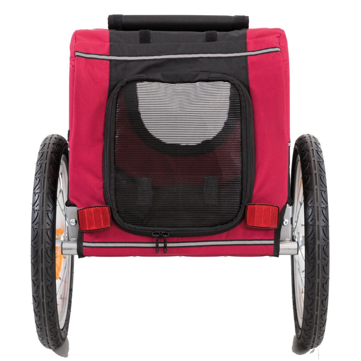 Trixie Cykelvagn Röd & Svart