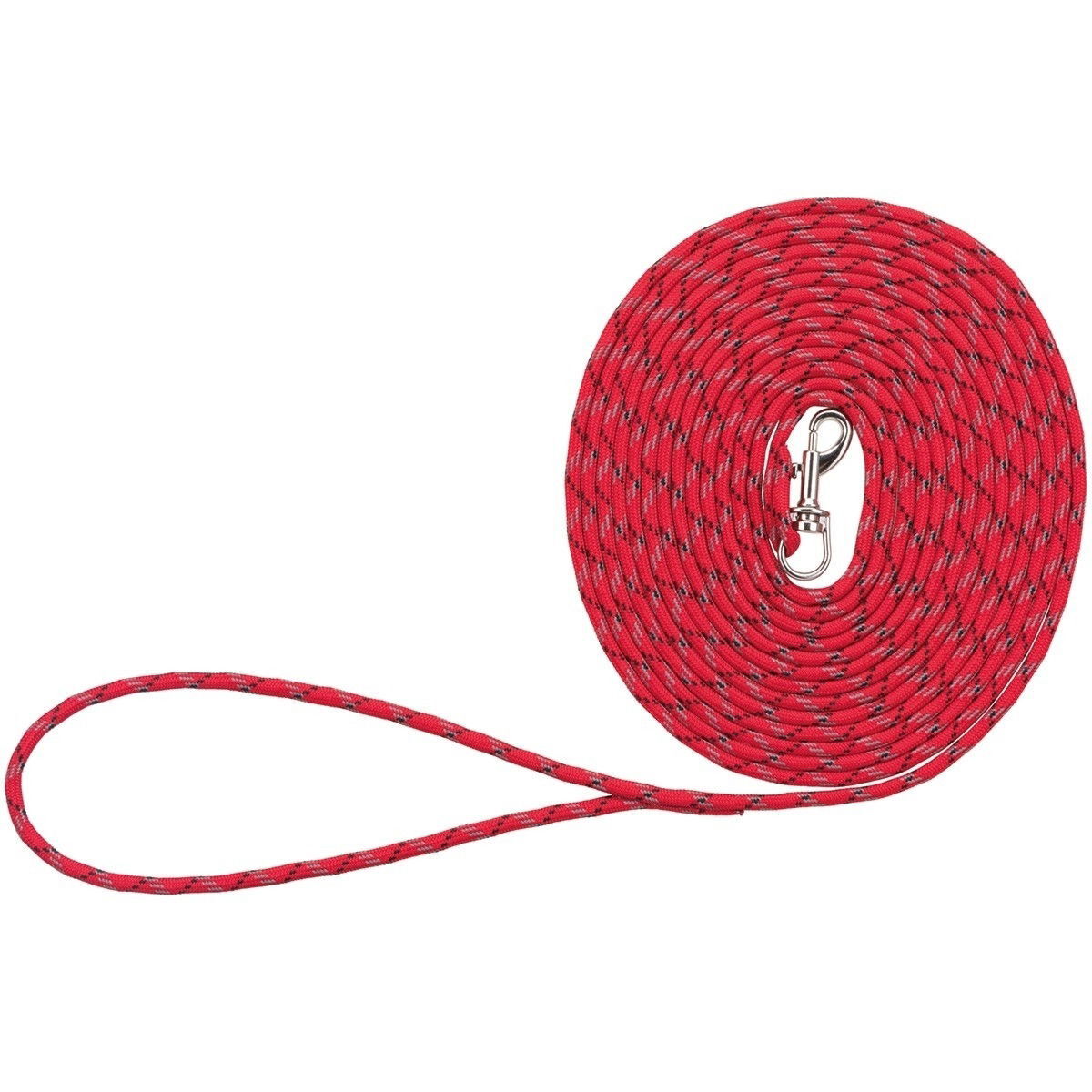 Junior puppy tracking leash, 4 m/ø 4 mm, red