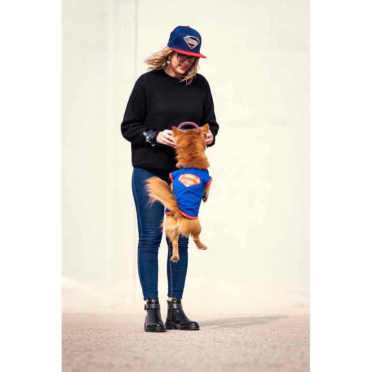 For FAN Pets T-shirt Superman