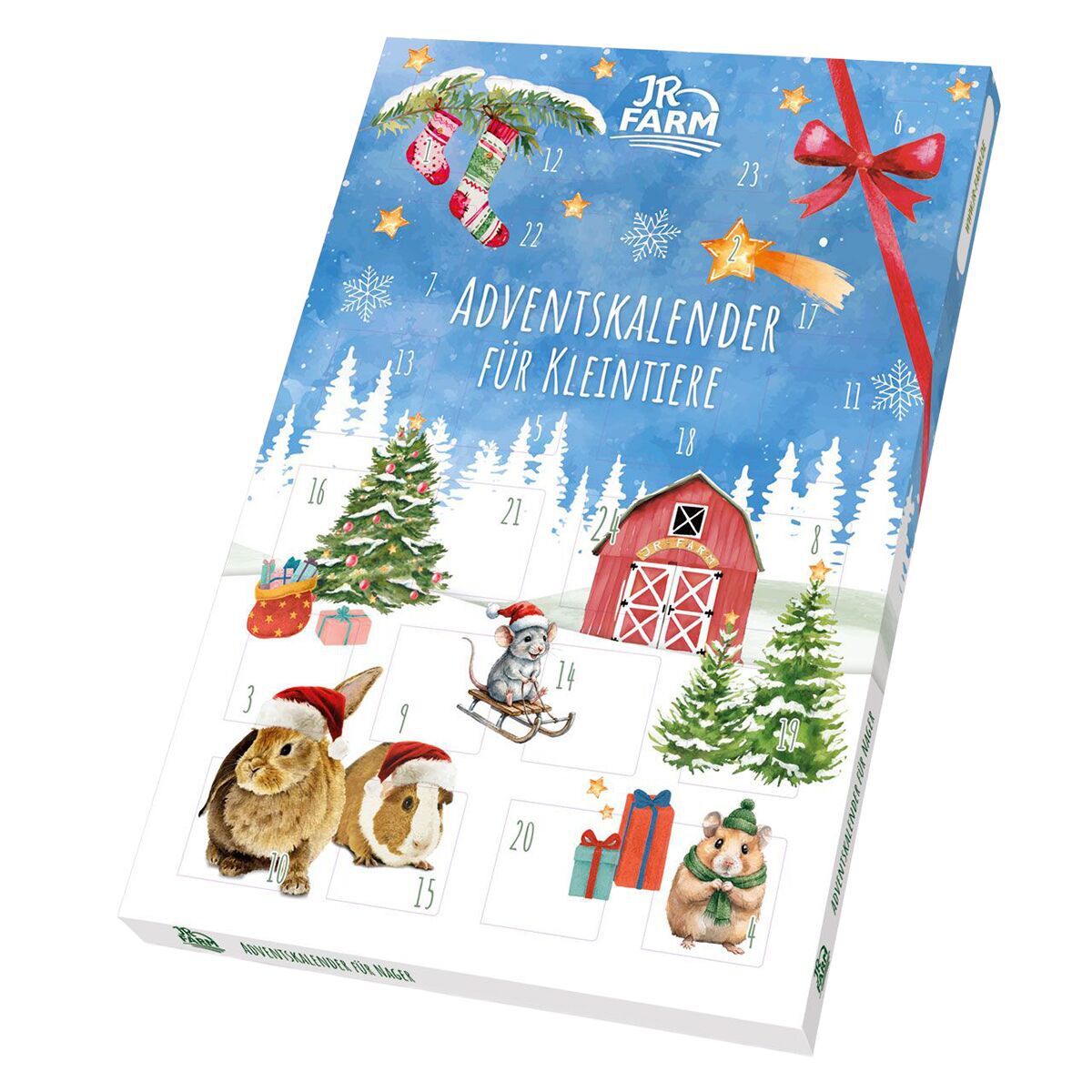 JR Farm Julkalender för Smådjur Spannmålsfri 150 g - Godis till smådjur