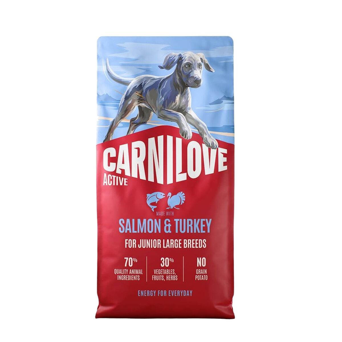 Carnilove Lax & Kalkon, Puppy Large Breed