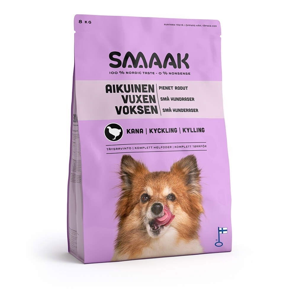 SMAAK Dog Adult Small Breed Kyckling
