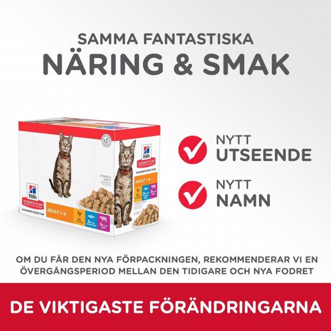 Hill's Science Plan Cat Chicken,Beef & Ocean Fish 12x85 g