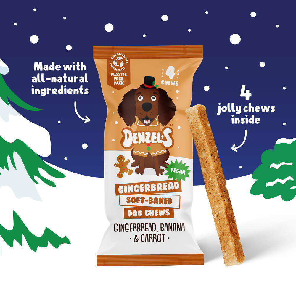 Denzel's Gingerbread soft baked sticks for dogs 75g