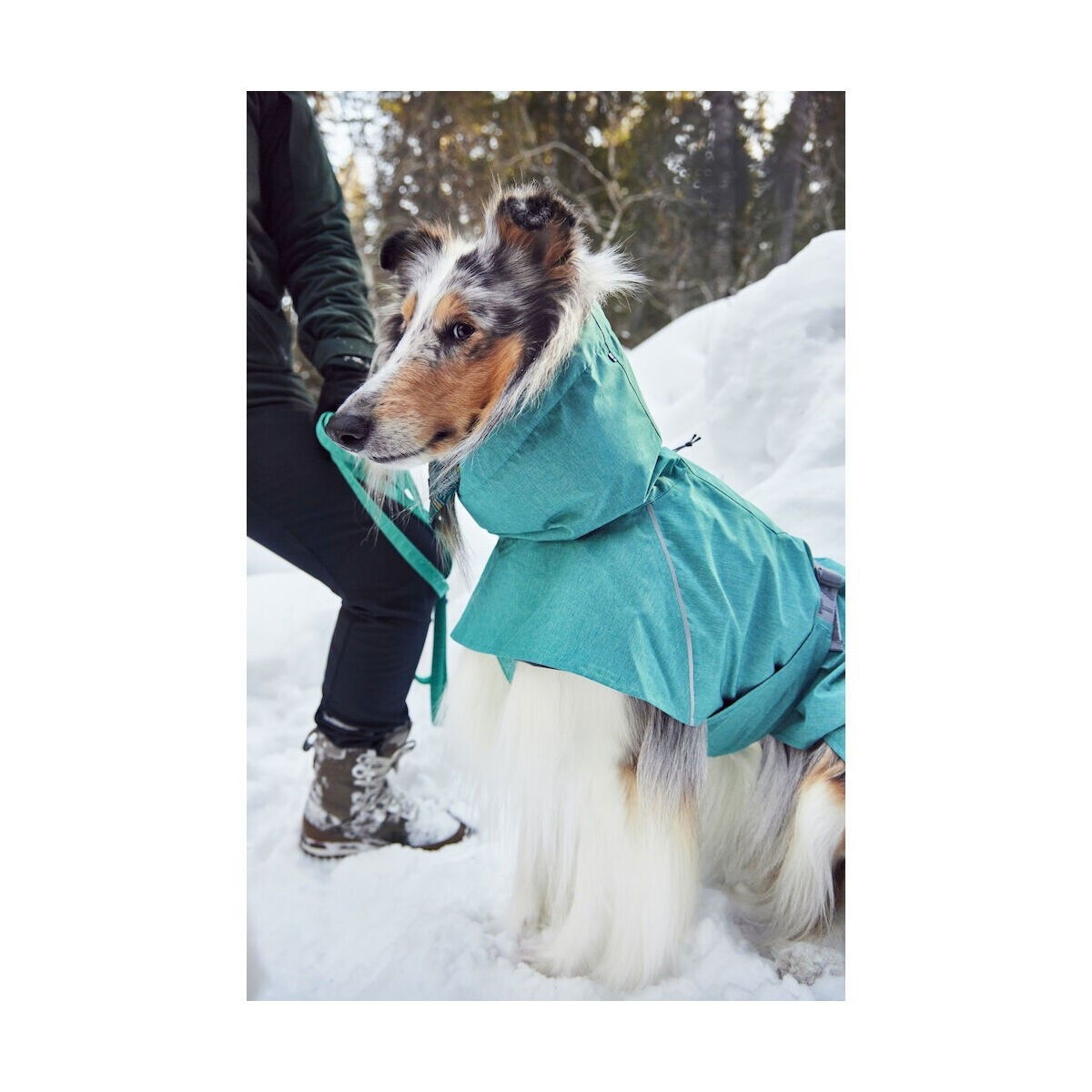 Hurtta Monsoon Coat II ECO peacock