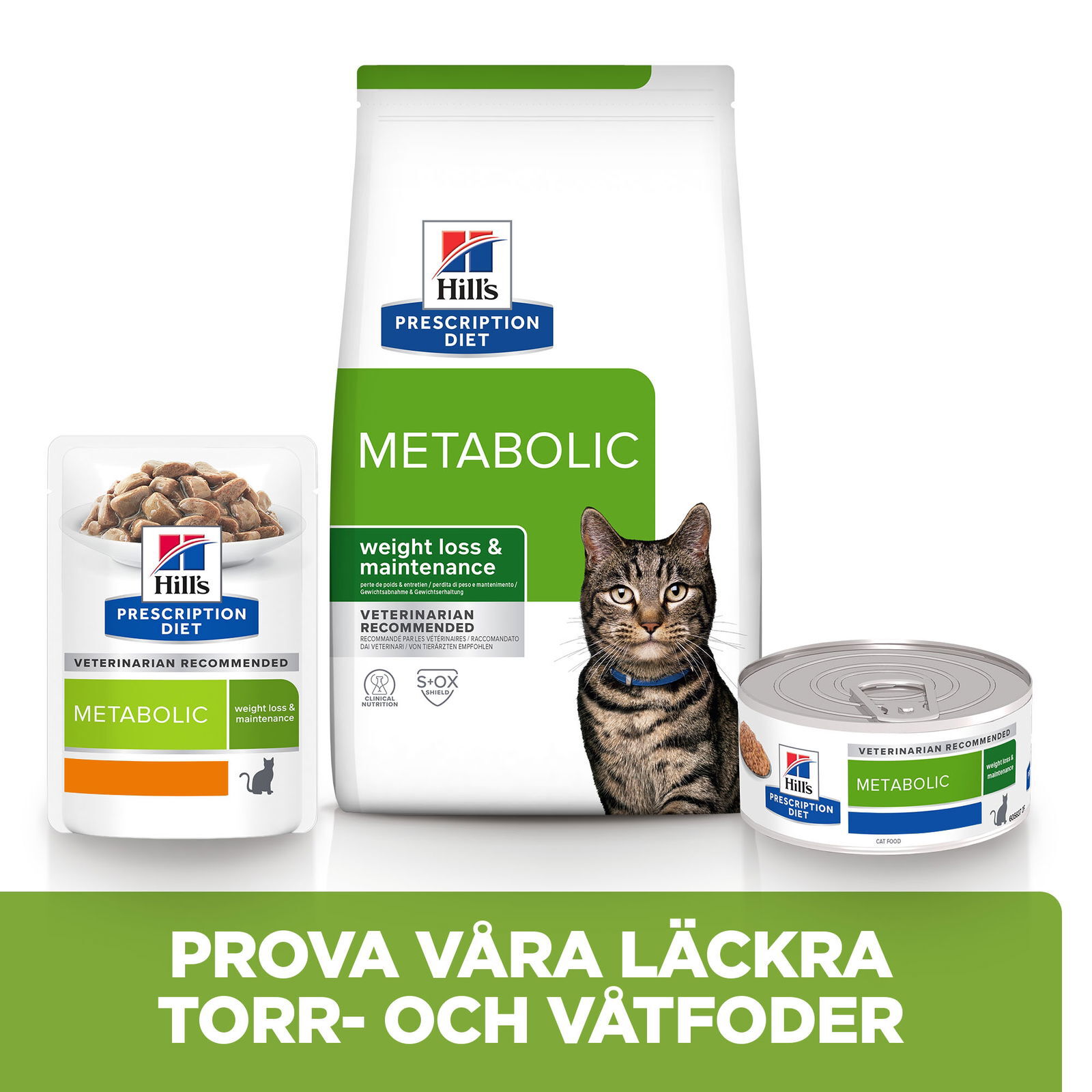 Hills Diet Cat Metabolic Portionspåse 12x85g