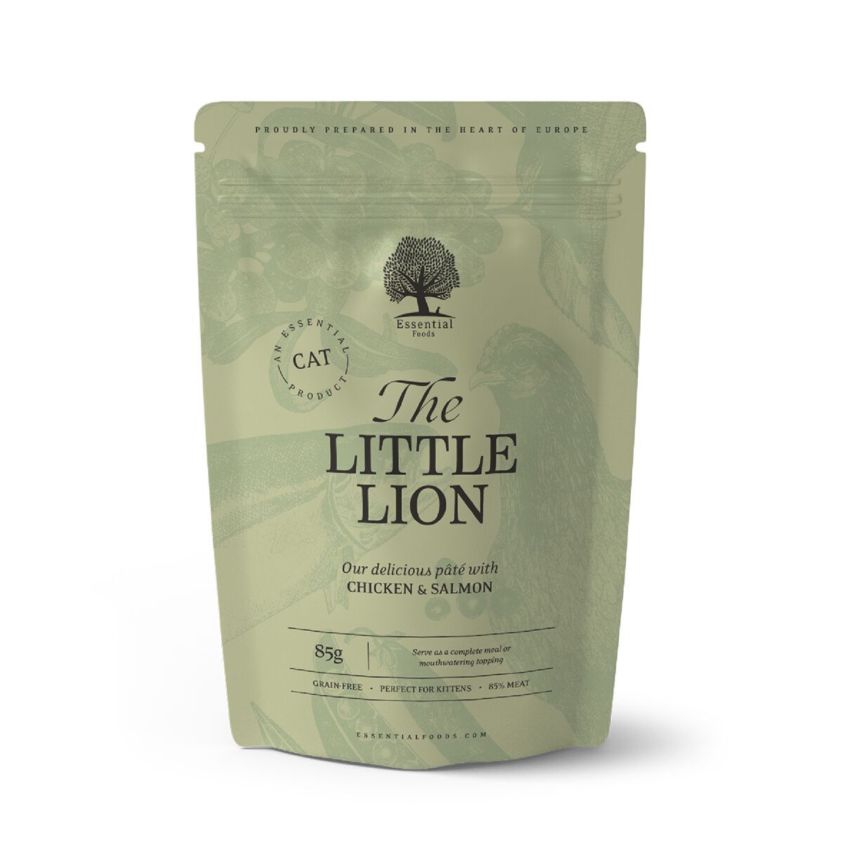 Essential Foods The Little Lion Paté Våtfoder till Kattunge 12x85 g | Katt - Kattunge - Kattungefoder - Våtfoder till kattunge | DogStyle