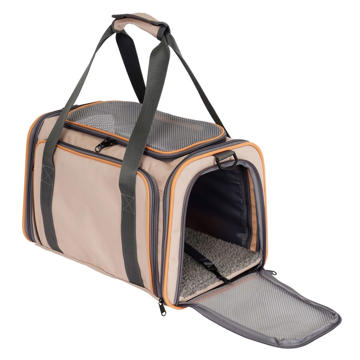 Feel Active Tour travel carrier with two expandable sides beige