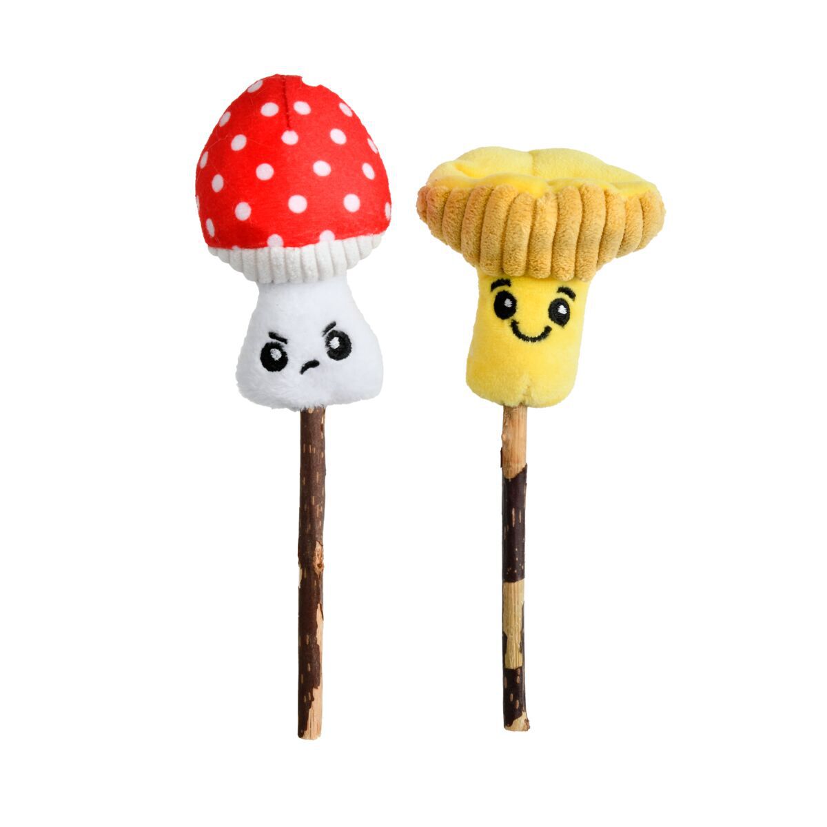 Little&Bigger Mushroom Love Kantarell & Flugsvamp Matatabi-pinnar 2-pack