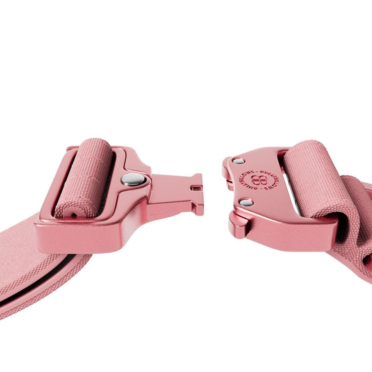BullyBillows Combat Collar With Handle Pink x Pink 5cm