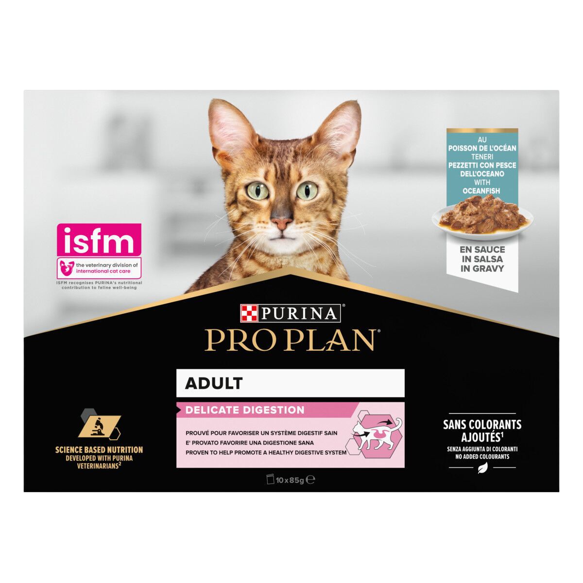 Purina Pro Plan Delicate Digestion Cat Ocean Fish 10x85 g