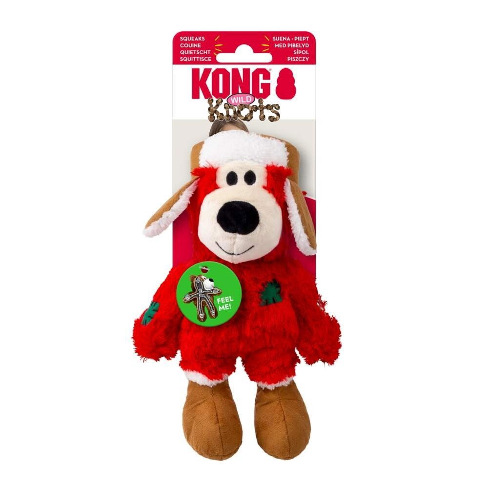  Kong Holiday25 Wild Knots Bear assorted S/M