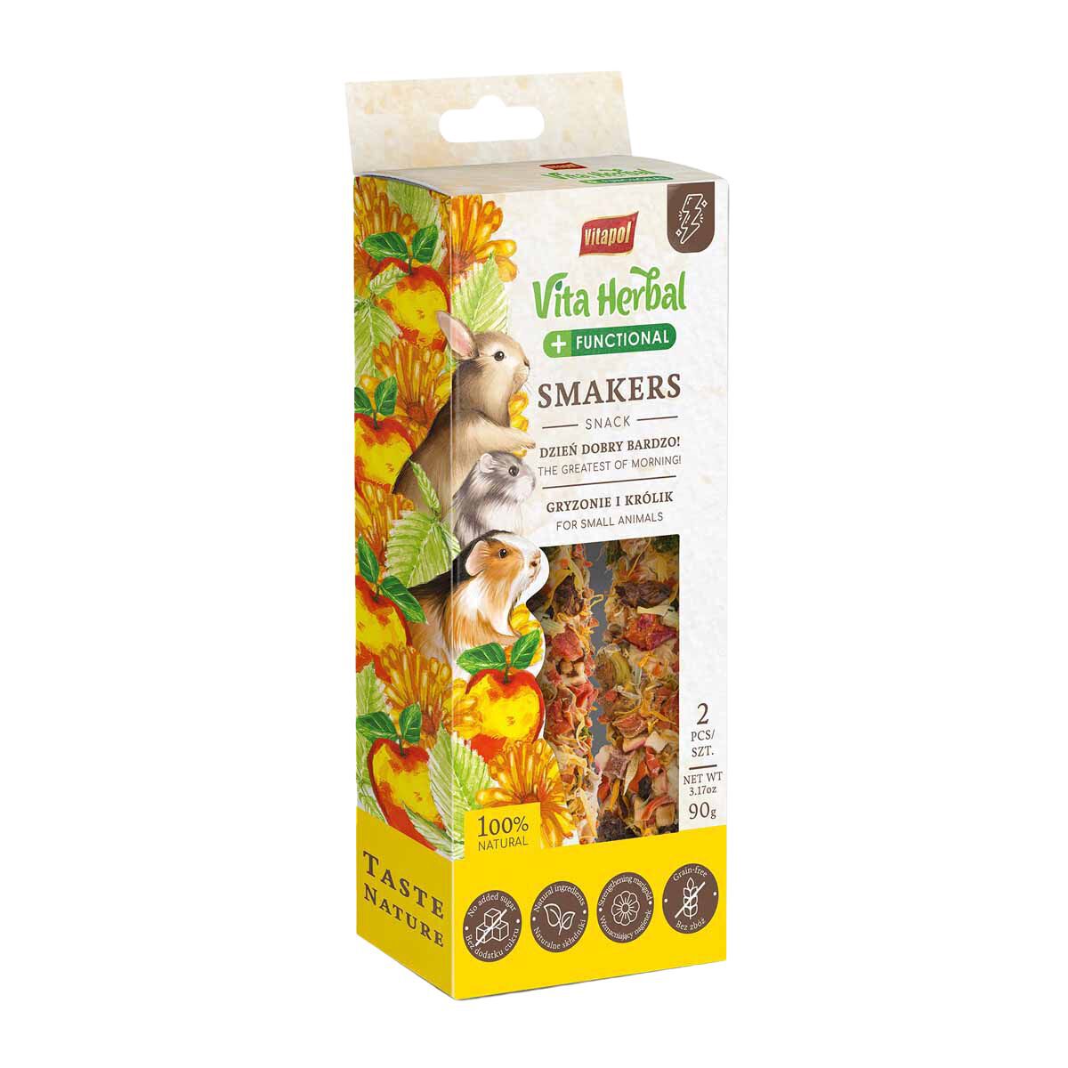Vita Herbal Functional Smakers Morning Smådjursgodis 540 g | Övriga djur - Smådjursprodukter - Godis till smådjur | DogStyle