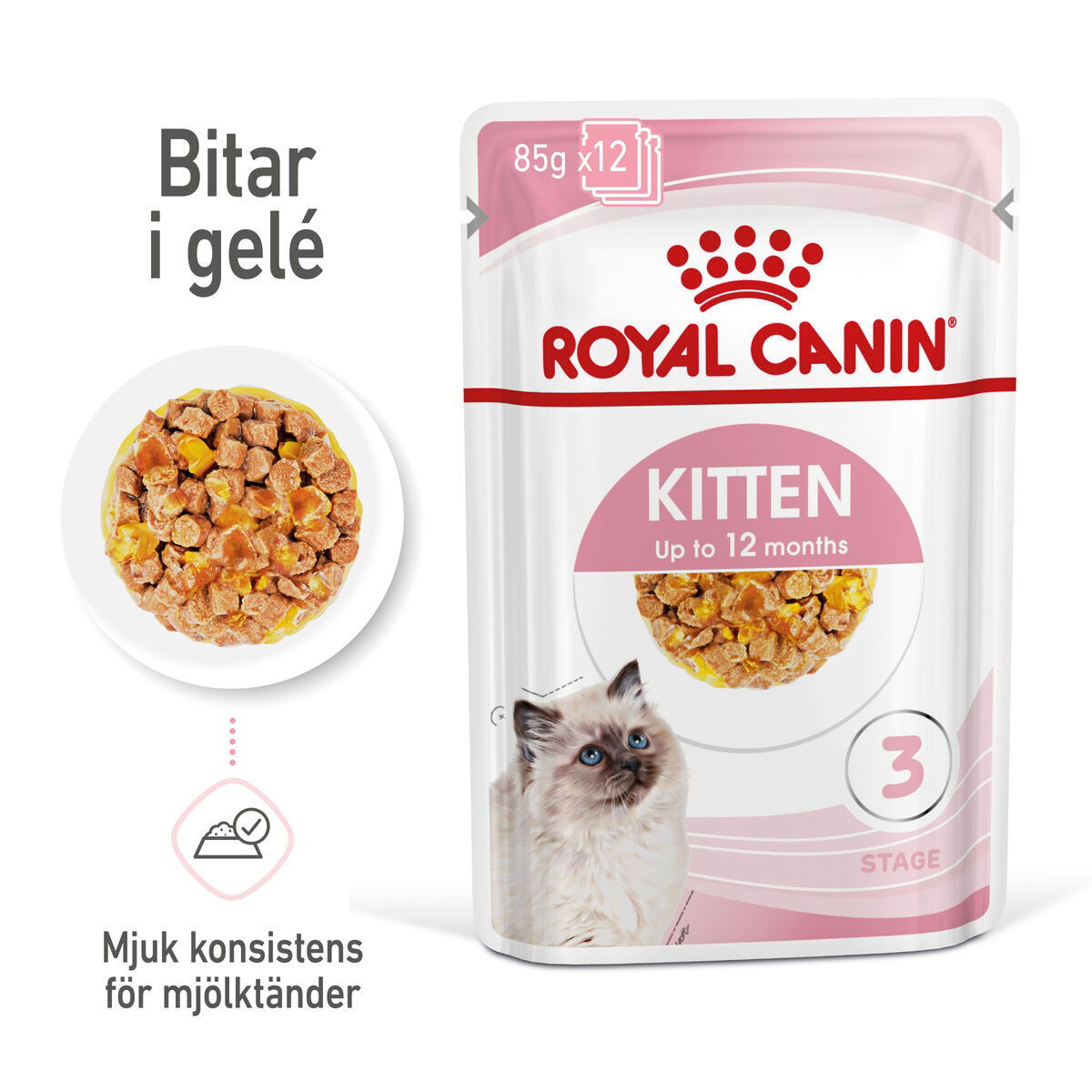 Royal Canin Kitten Jelly våtfoder för kattunge