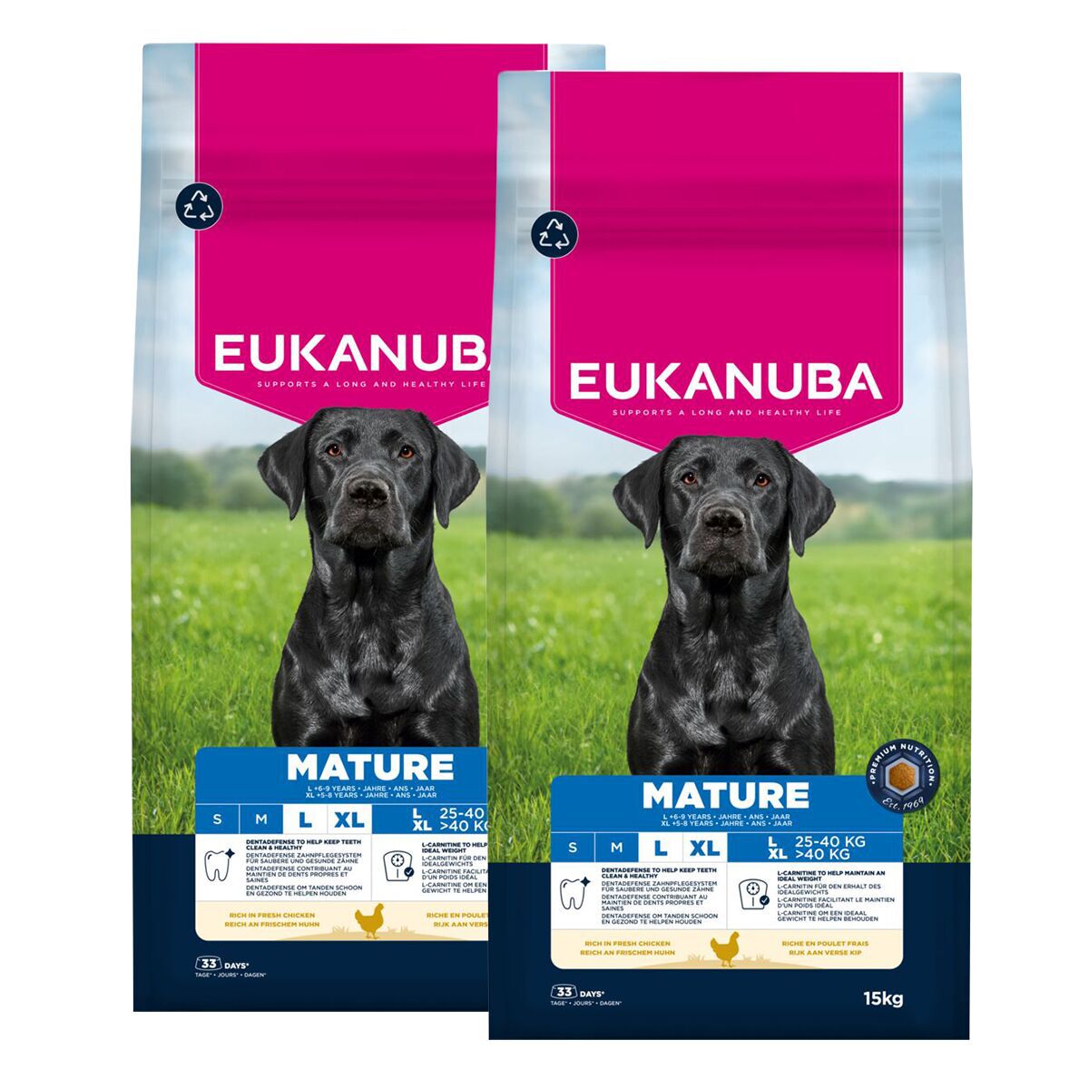 Eukanuba Dog Mature Large 2 x 15kg | Hund - Seniorhund - Seniorfoder till hund | DogStyle