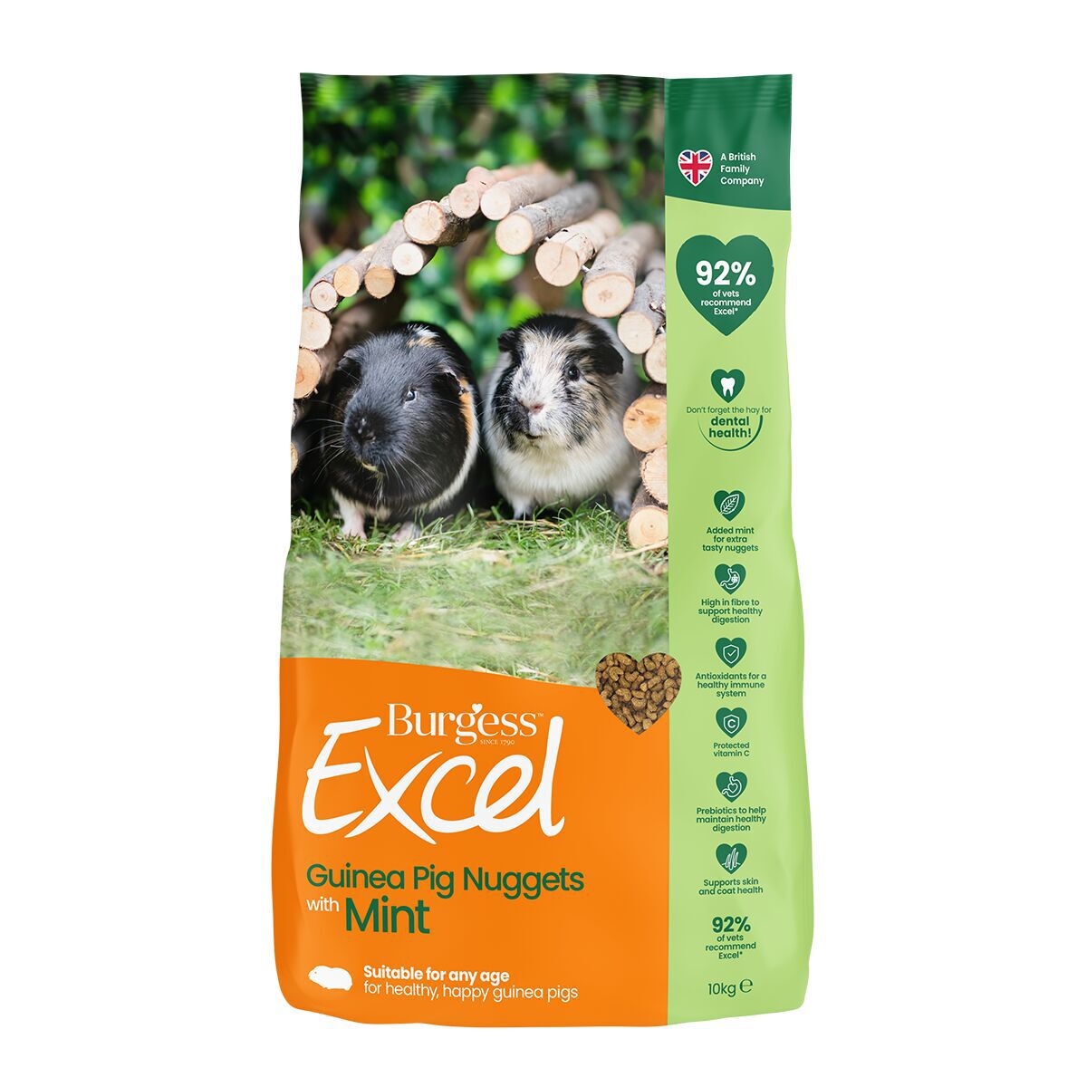 Burgess Excel Guinea Pig Adult with Mint