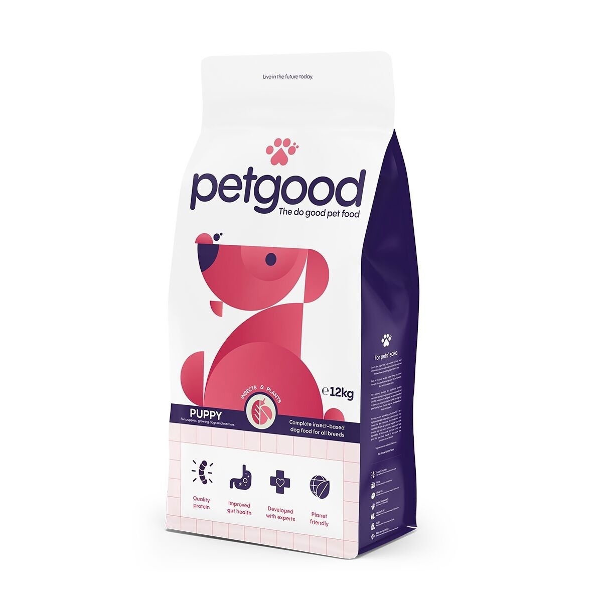 Petgood Puppy & Junior Valpfoder med Insektsprotein
