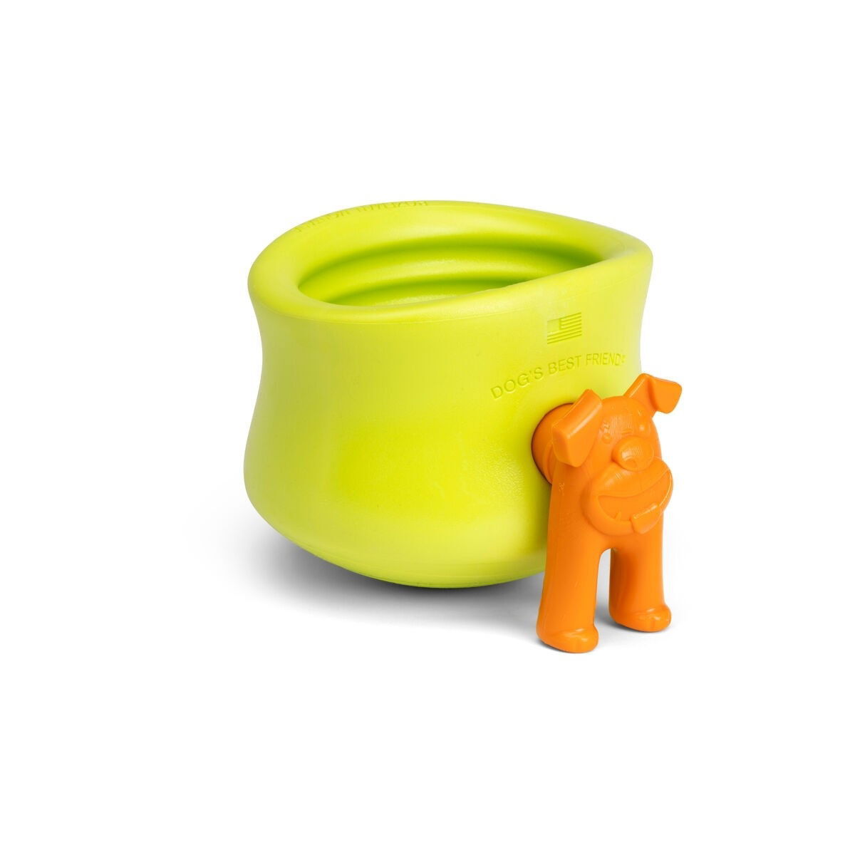 West Paw Toppl Stopper tangerine orange