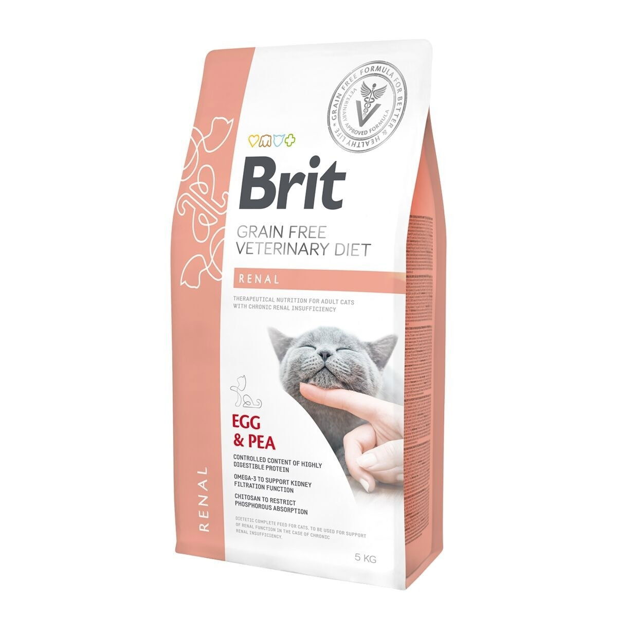Brit Veterinary Diet Cat Renal Grain Free | Veterinärfoder - Veterinärfoder till katt - Veterinärfoder för njursjukdom hos katt | DogStyle