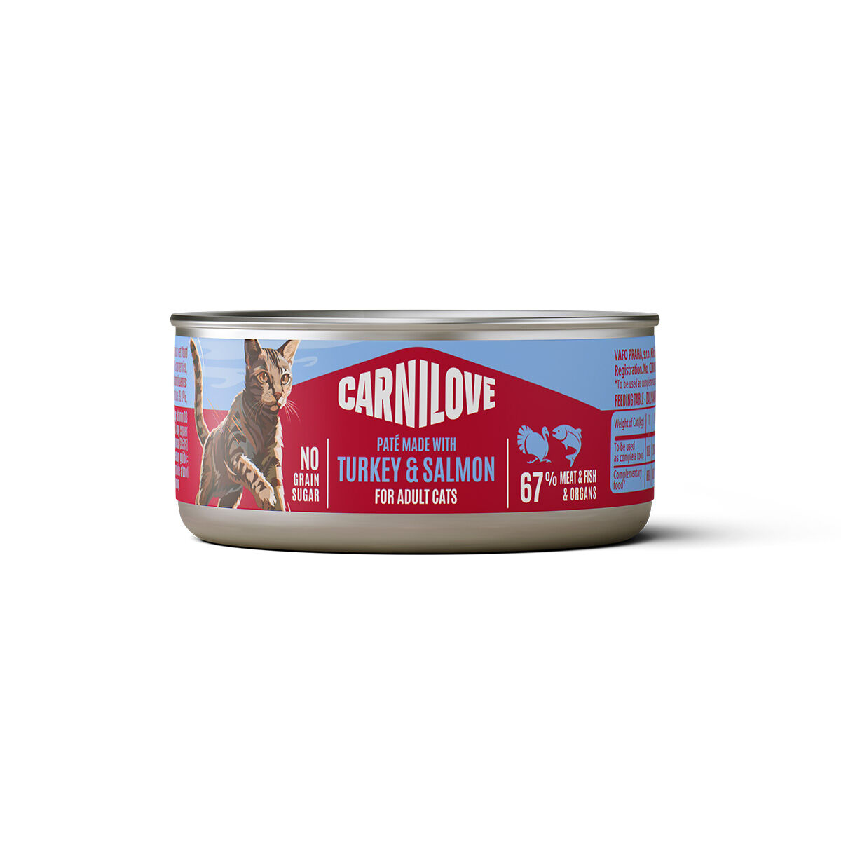 Carnilove Cat Adult Turkey & Salmon Paté Våtfoder till Katt 100 g | Katt - Kattmat - Våtfoder till katt | DogStyle