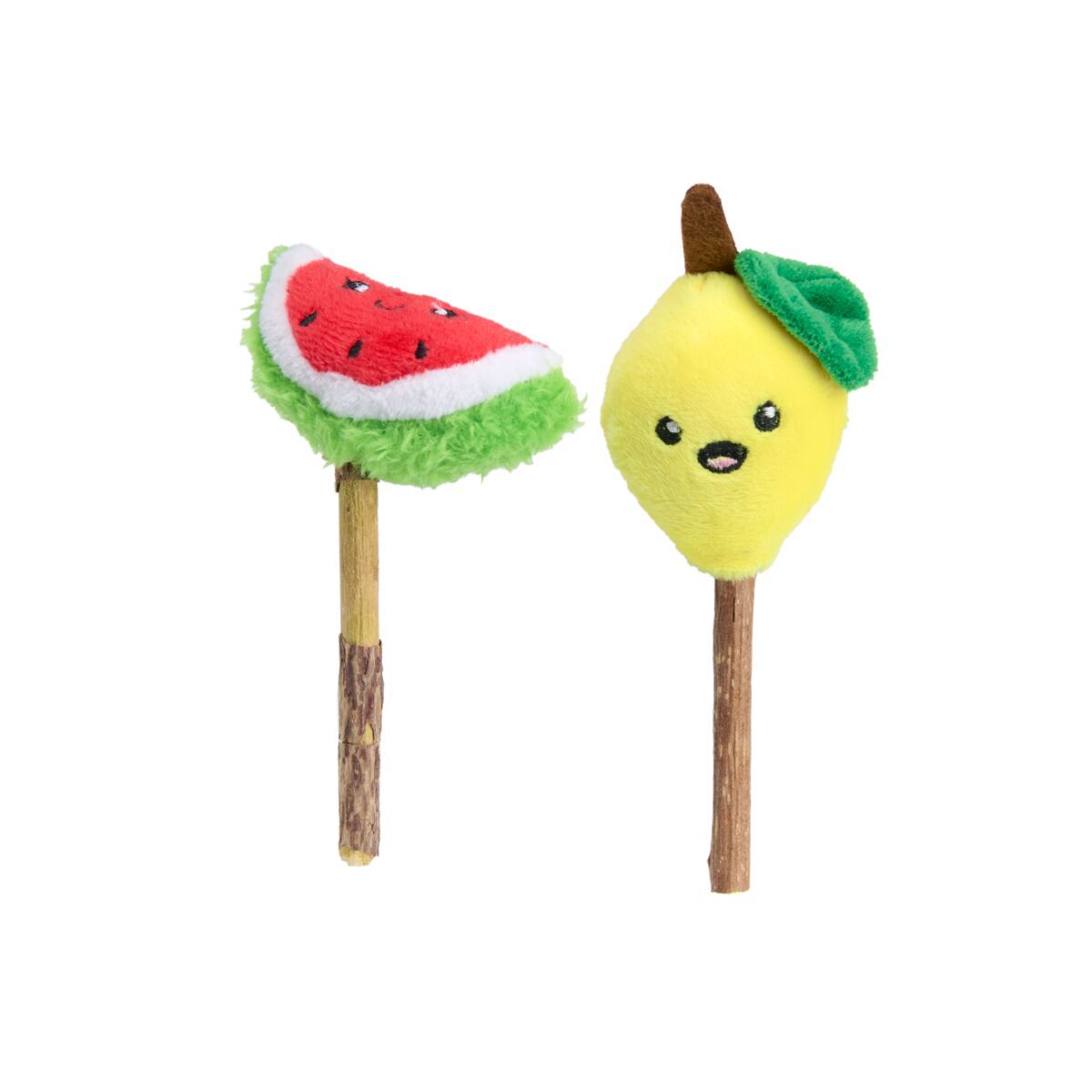 Little&Bigger Juicy Vibes Kattleksaker med Matatabi Melon & Citron 2-pack