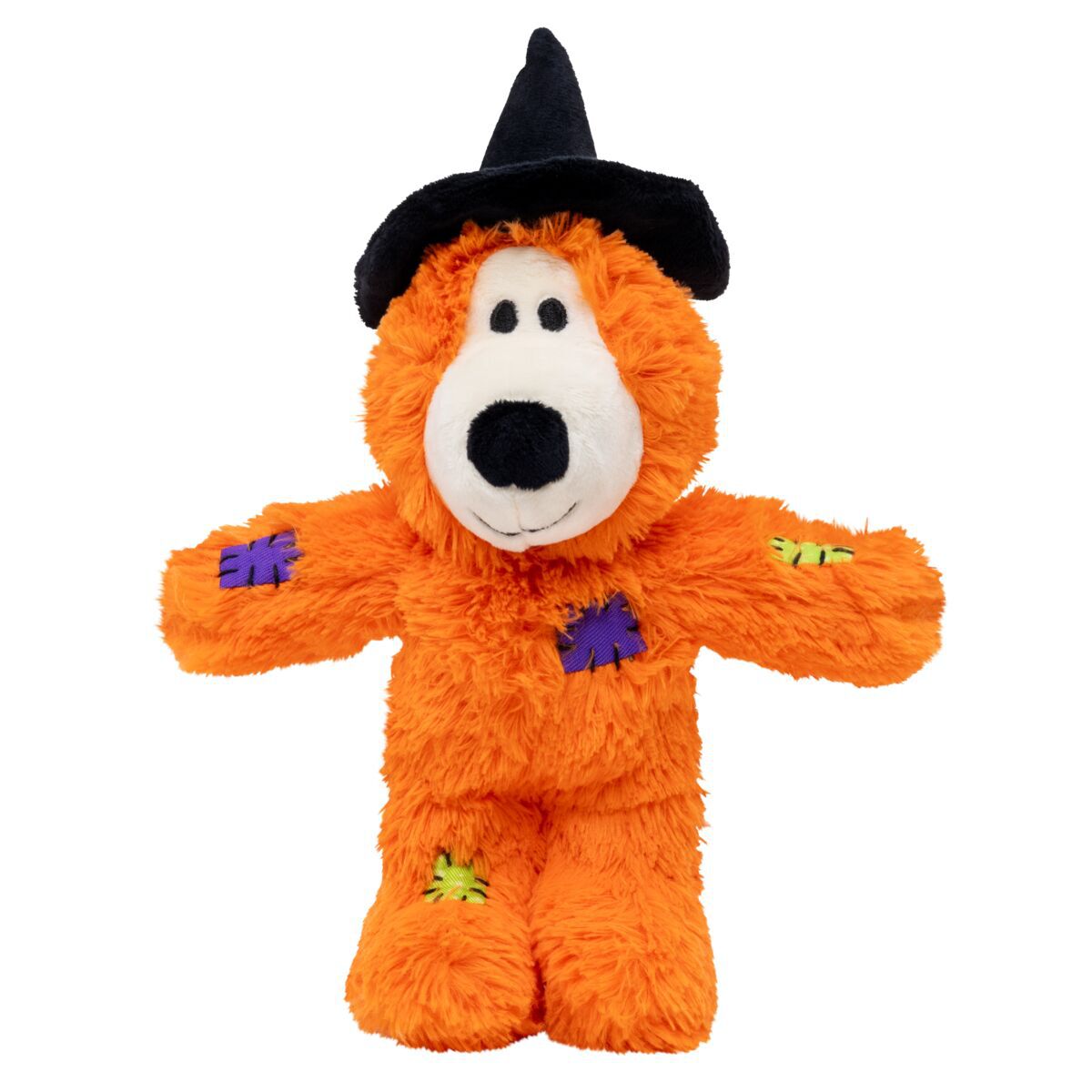 KONG Halloween Wild Knots Bear Häxa Hundleksak Orange 17 cm