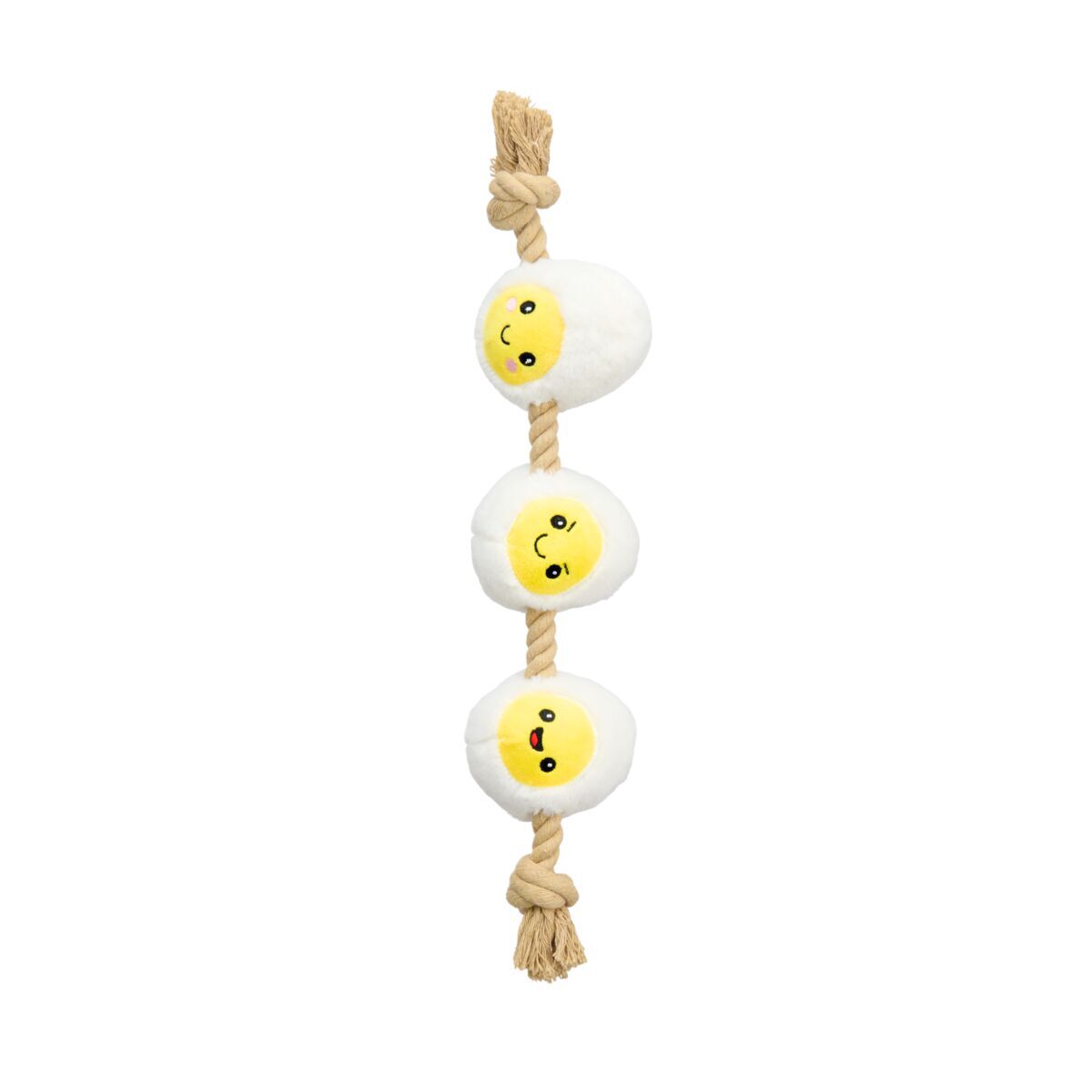 Little&Bigger Breakfast Club plush boiled eggs on rope