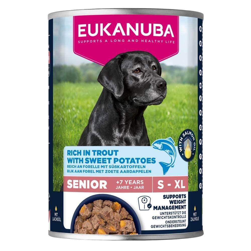 Eukanuba Dog Wet Senior Trout with Sweet Potatoes 400g