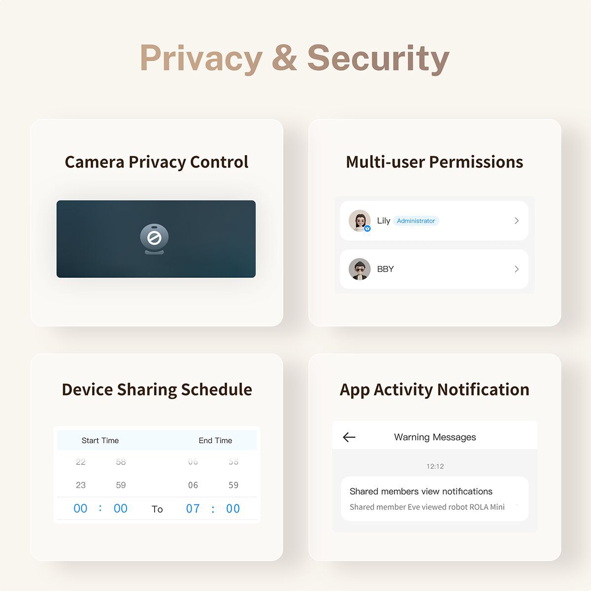 Enabot Rola Mini Companion Robot