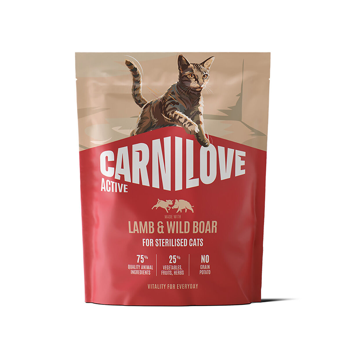 Carnilove Cat Active Sterilised Lamb & Wild Boar Torrfoder till Katt