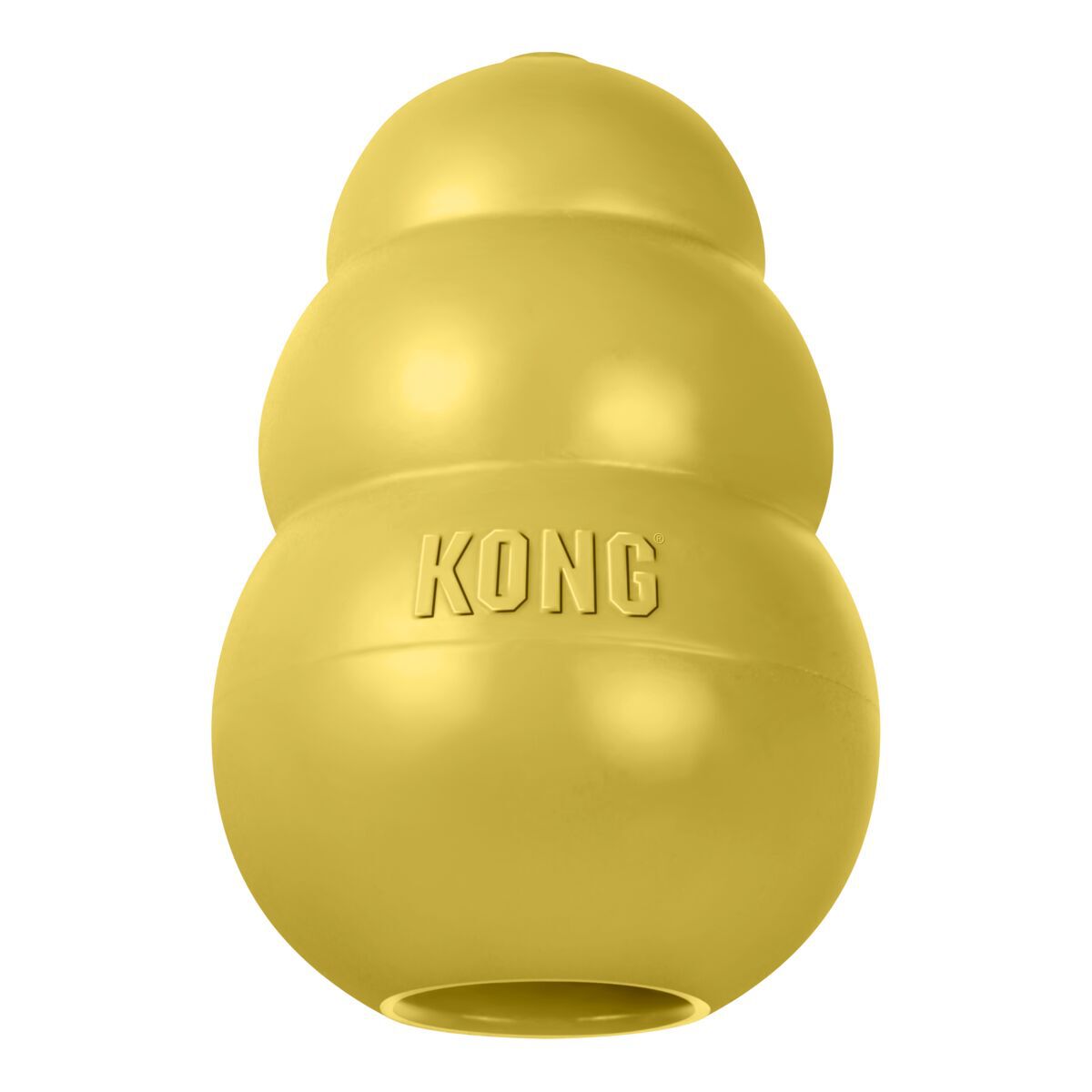 KONG Classic Gold Hundleksak M - Aktiveringsleksaker till hund