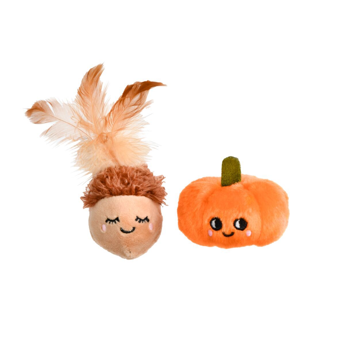 Little&Bigger Autumn Vibes Pumpa & Ekollon Kattleksaker 2-pack