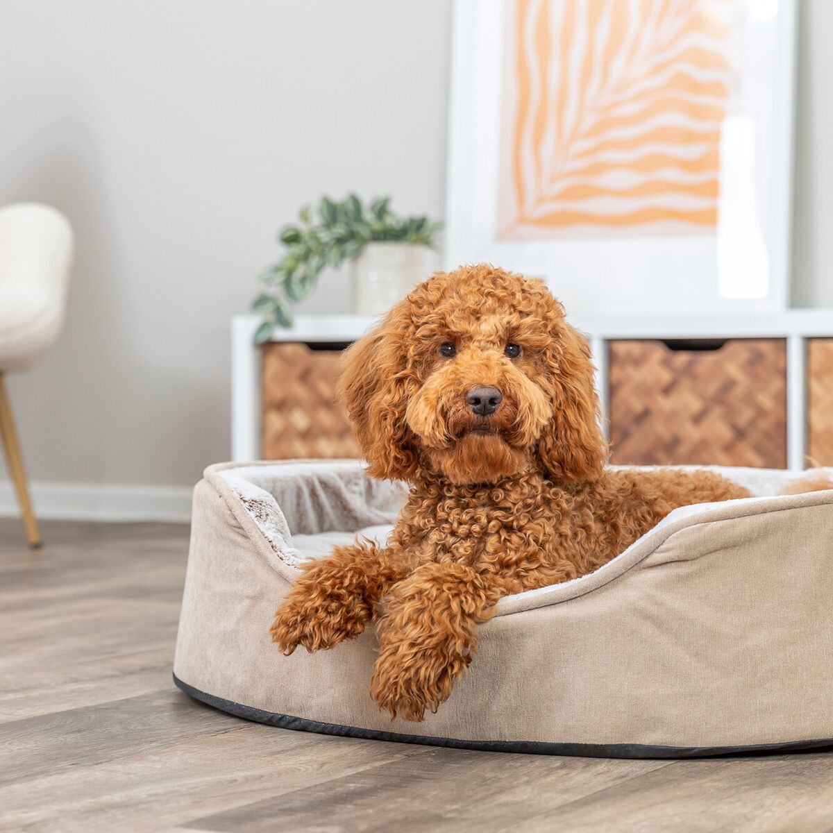 TR Vital Bed Lino Soft, beige 