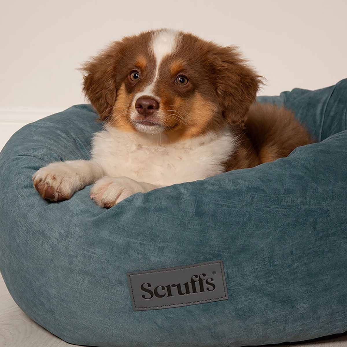 Scruffs Oslo donut bed lake teal