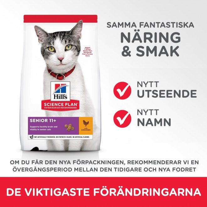 Hill's Science Plan Cat Senior 11+ Chicken