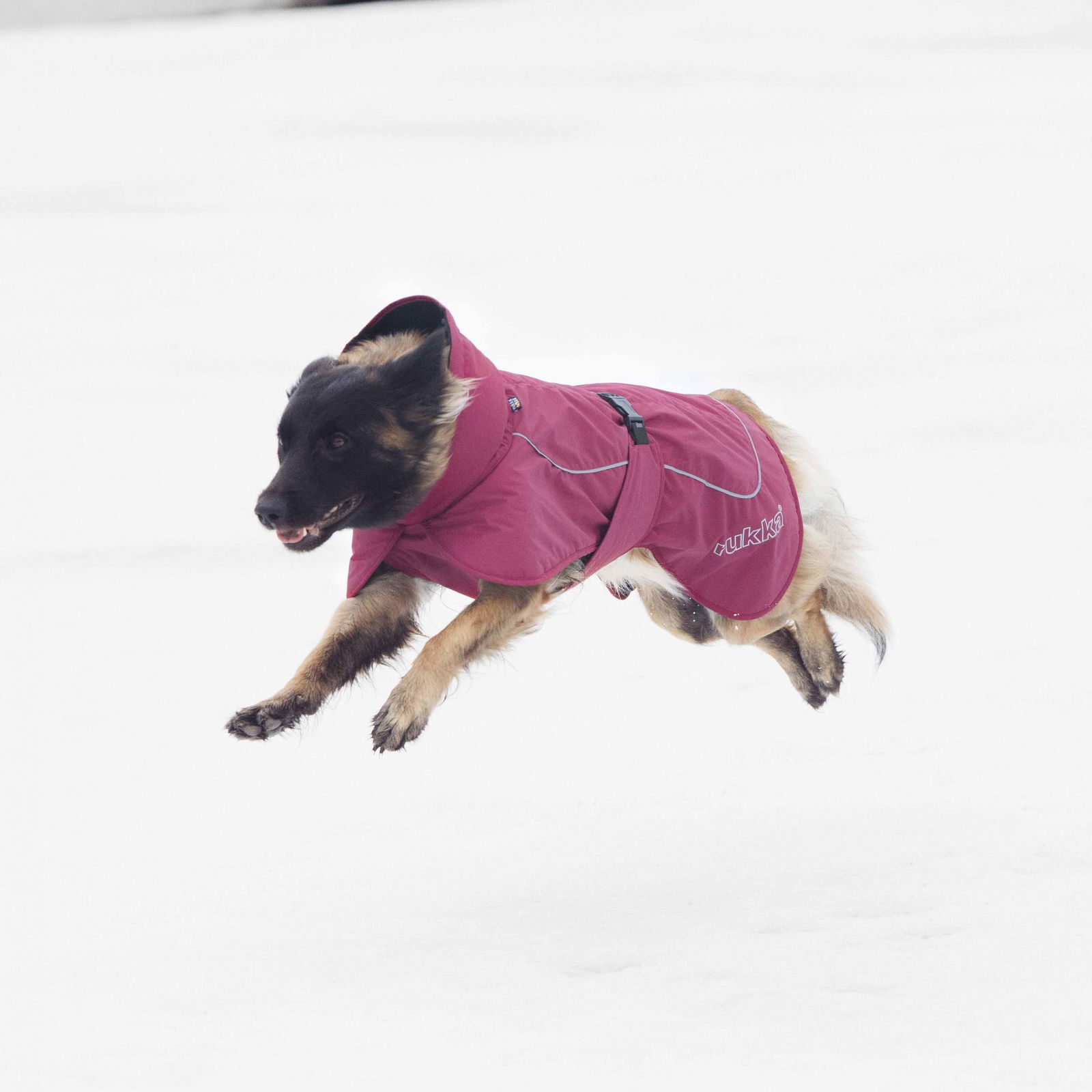 Rukka Stormy winter jacket red