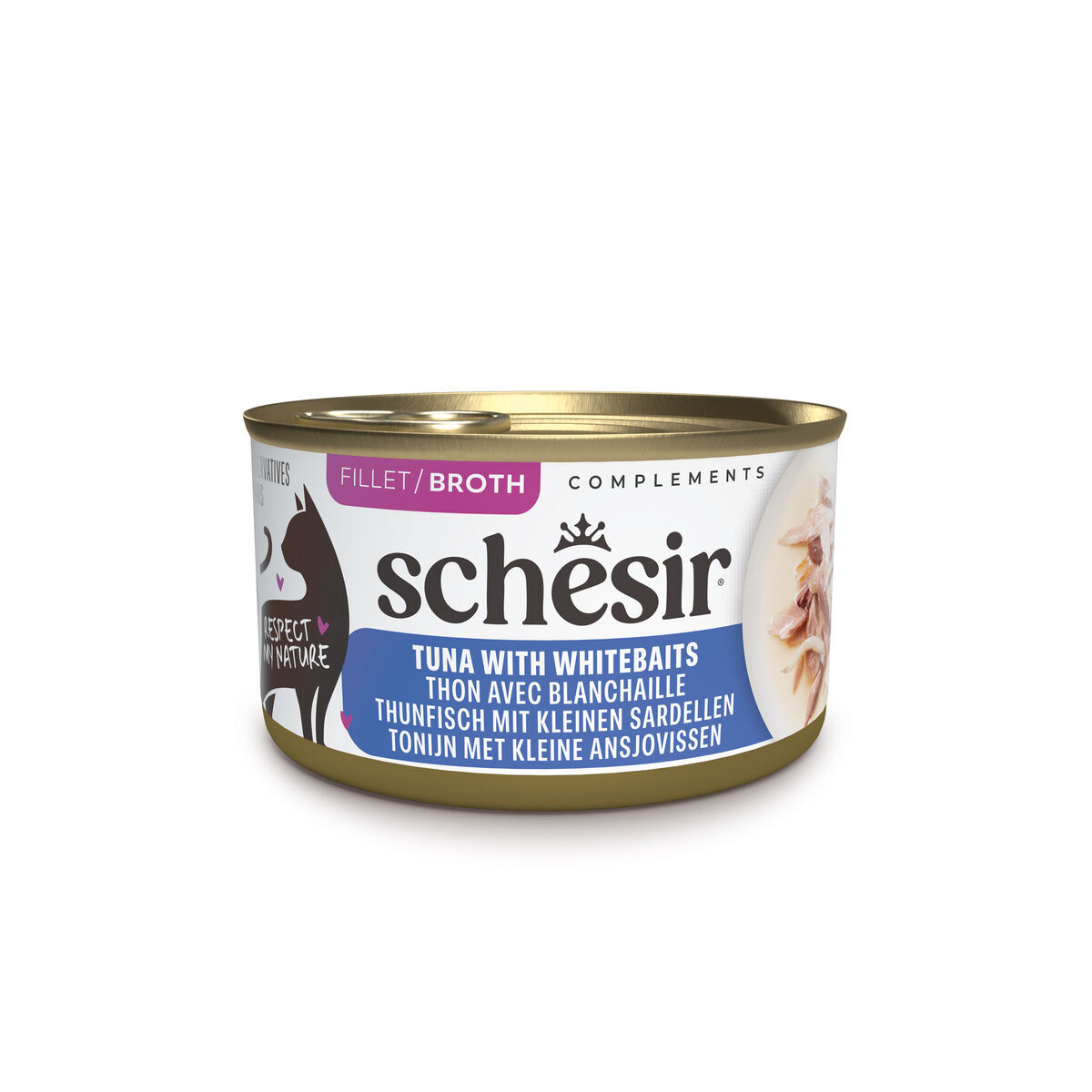 Schesir Cat Tuna & Whitebait Gravy 70 g