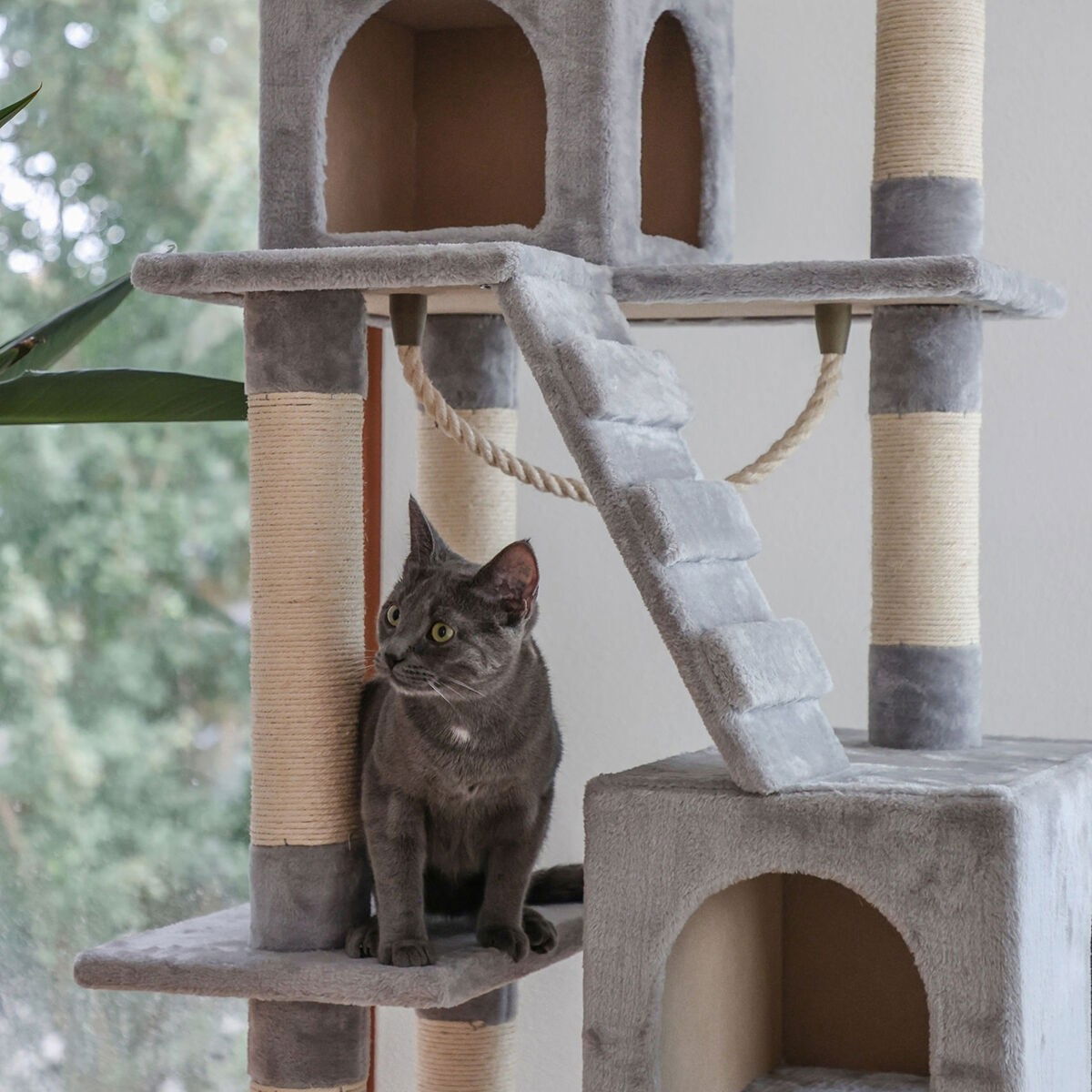 Kerbl Cat tree Square, grey