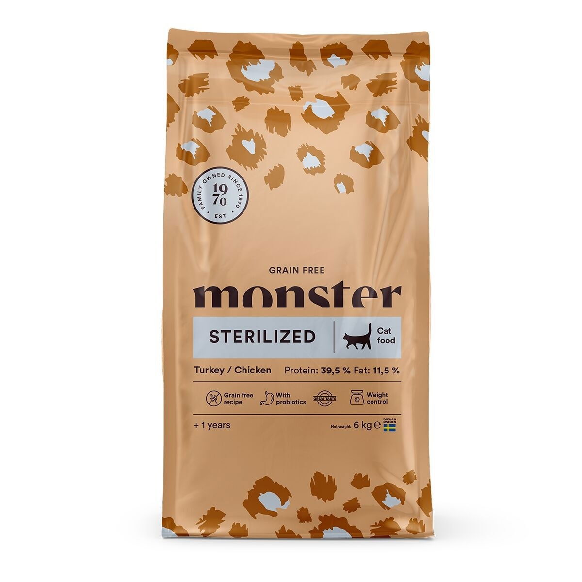 Monster Cat Adult Grain Free Sterilized Turkey & Chicken