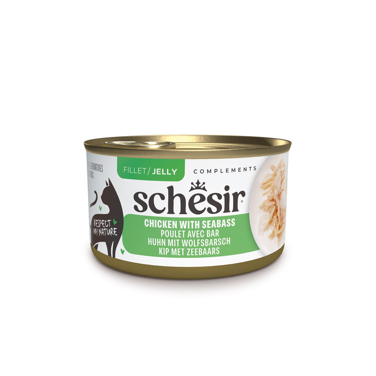 Schesir Complements i gelé 12 x 70 g - Kyckling med havsaborre
