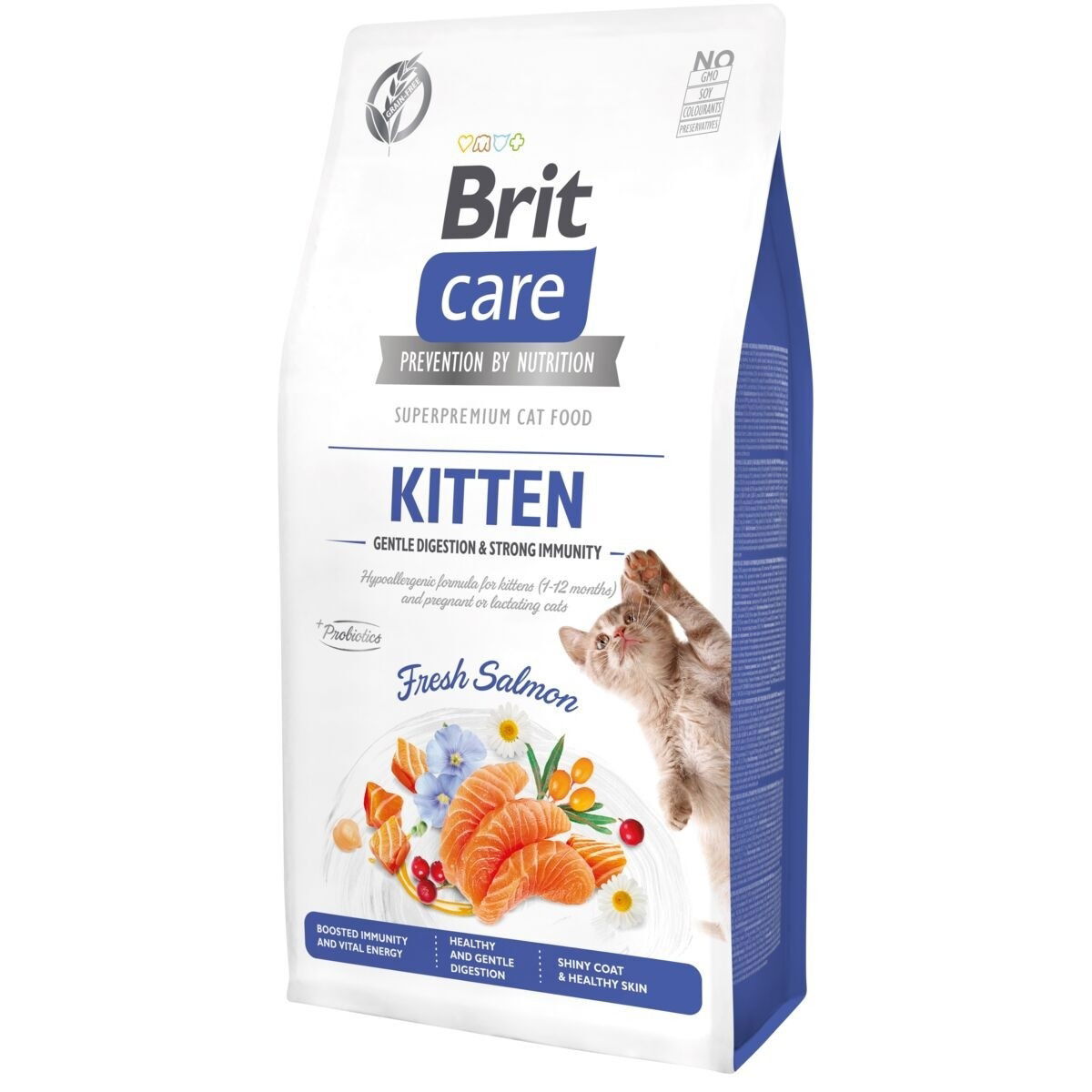 Brit Care Grain Free Kitten Gentle Digestion & Strong Immunity Fresh Salmon
