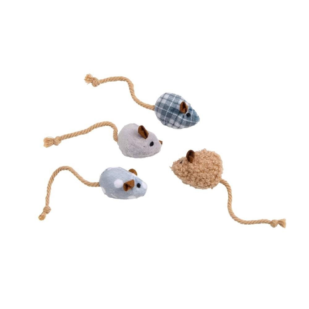 Little&Bigger Seasons Classics mini mice grey 4-pack