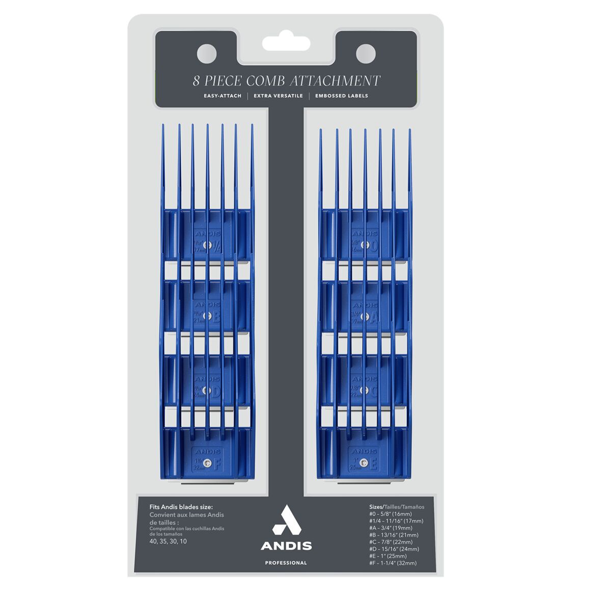 Andis Distanskam 8-pack (16 - 32 mm)