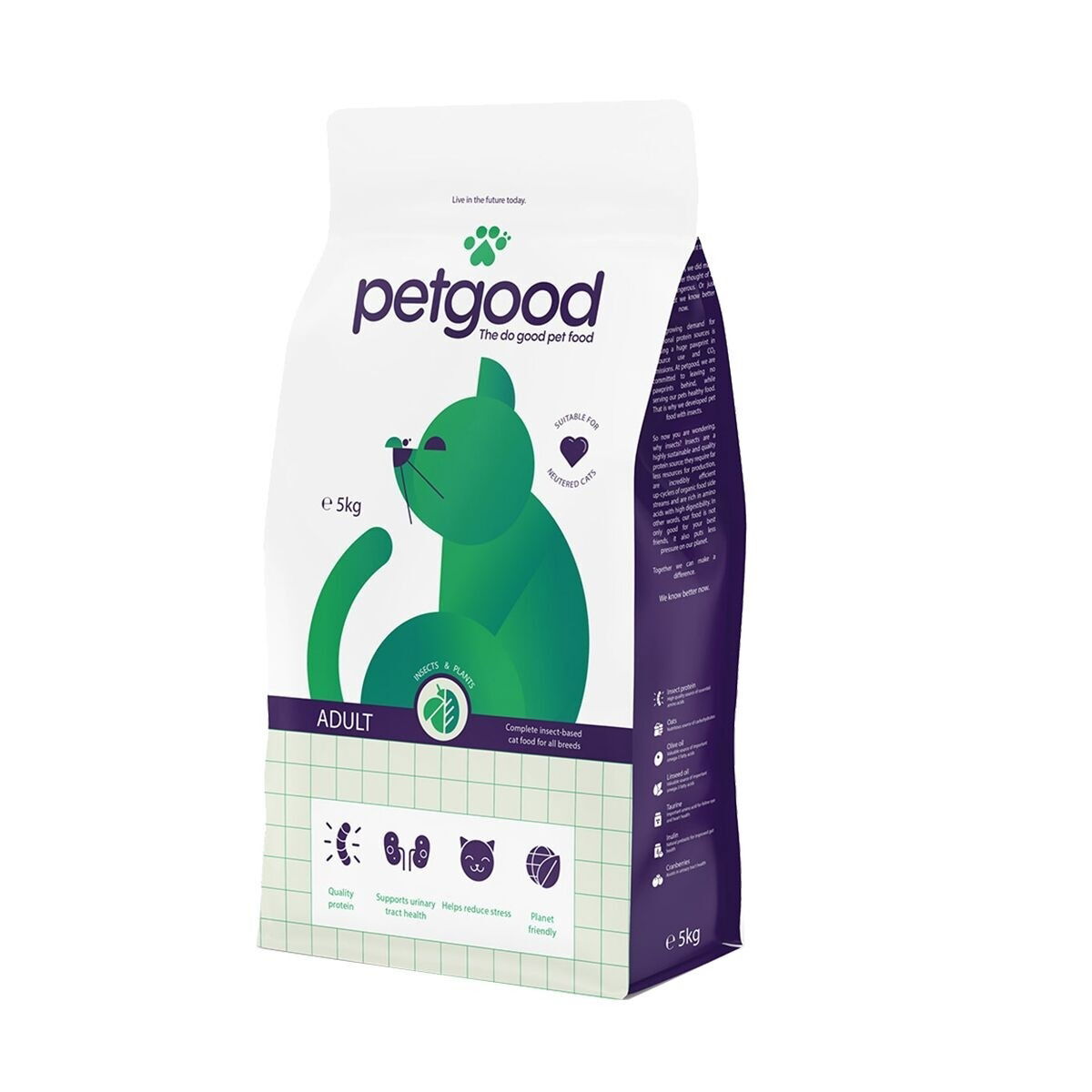 Petgood Adult Cat Kattmat med Insektsprotein
