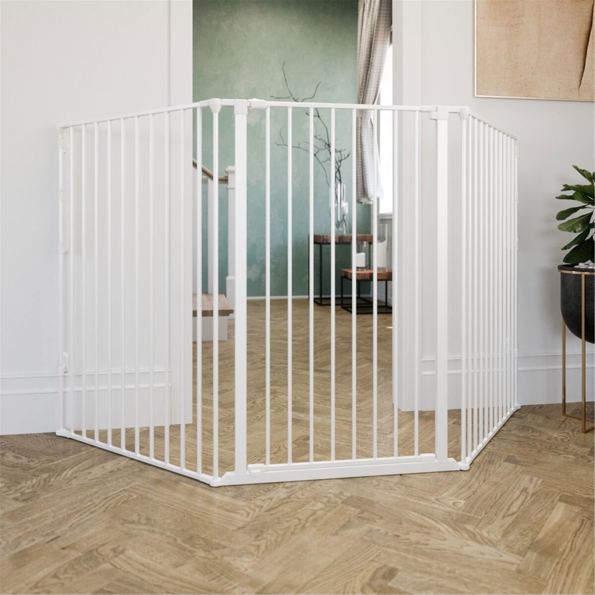 DogSpace Rocky wall mounted multi-expandabale gate extra tall