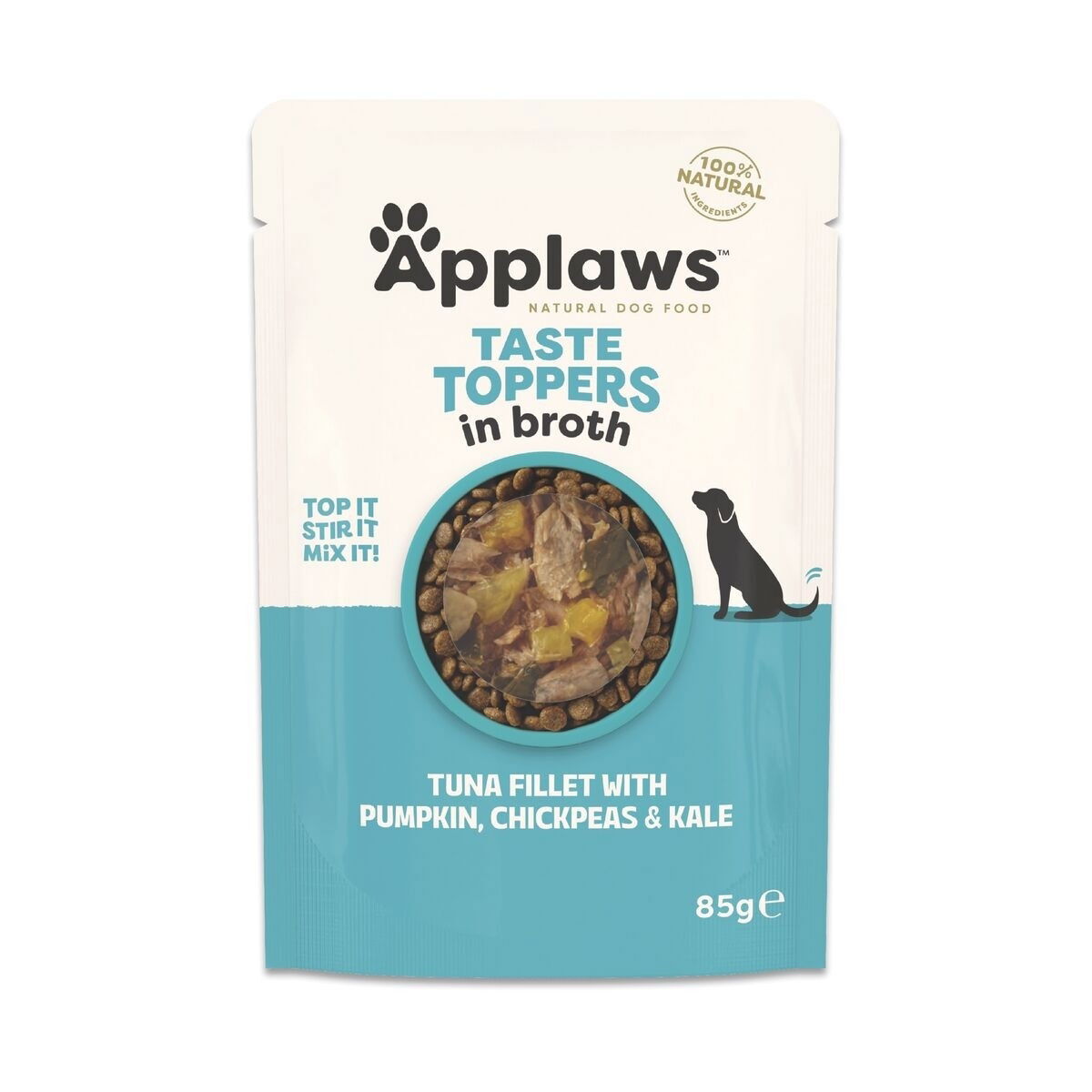 Applaws Taste Toppers tuna fillet with pumpkin, chickpeas & kale in broth pouch