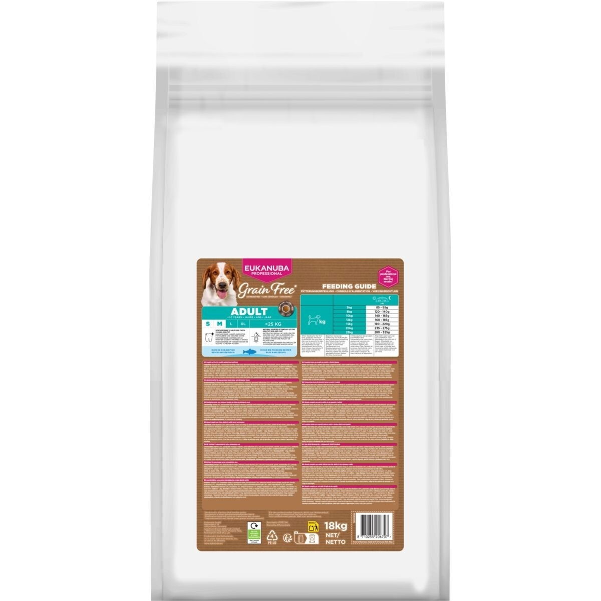 Eukanuba Grain Free Adult Small & Medium Breed Ocean Fish