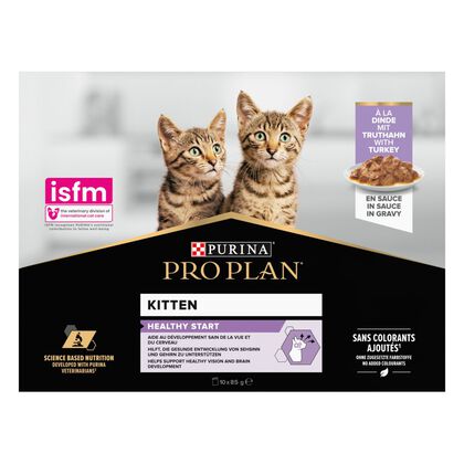 Purina Pro Plan Kitten Healthy Start Turkey 10x85 g